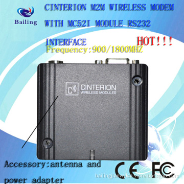 RS232 Interface Cinterion Mc52I GSM Modem With TCP/IP Protocol and at Command Support
